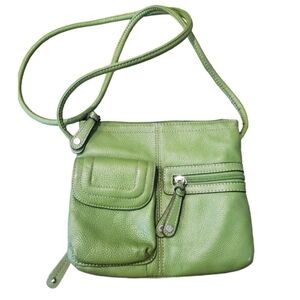 Green Tignanello crossbody bag
